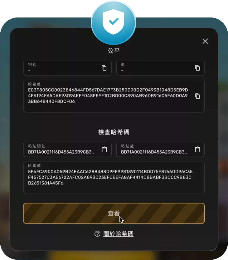 塔樓衝刺 驗證